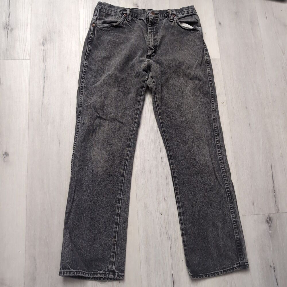 Vintage Wrangler Jeans Men's 34 Cowboy Cut Denim Wrangler